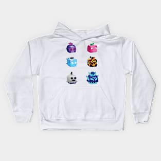 blox fruits fruits pack Kids Hoodie